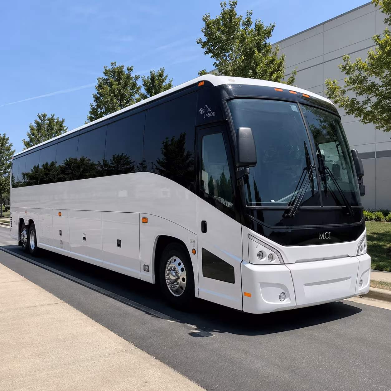 port arthur charter bus rental exterior