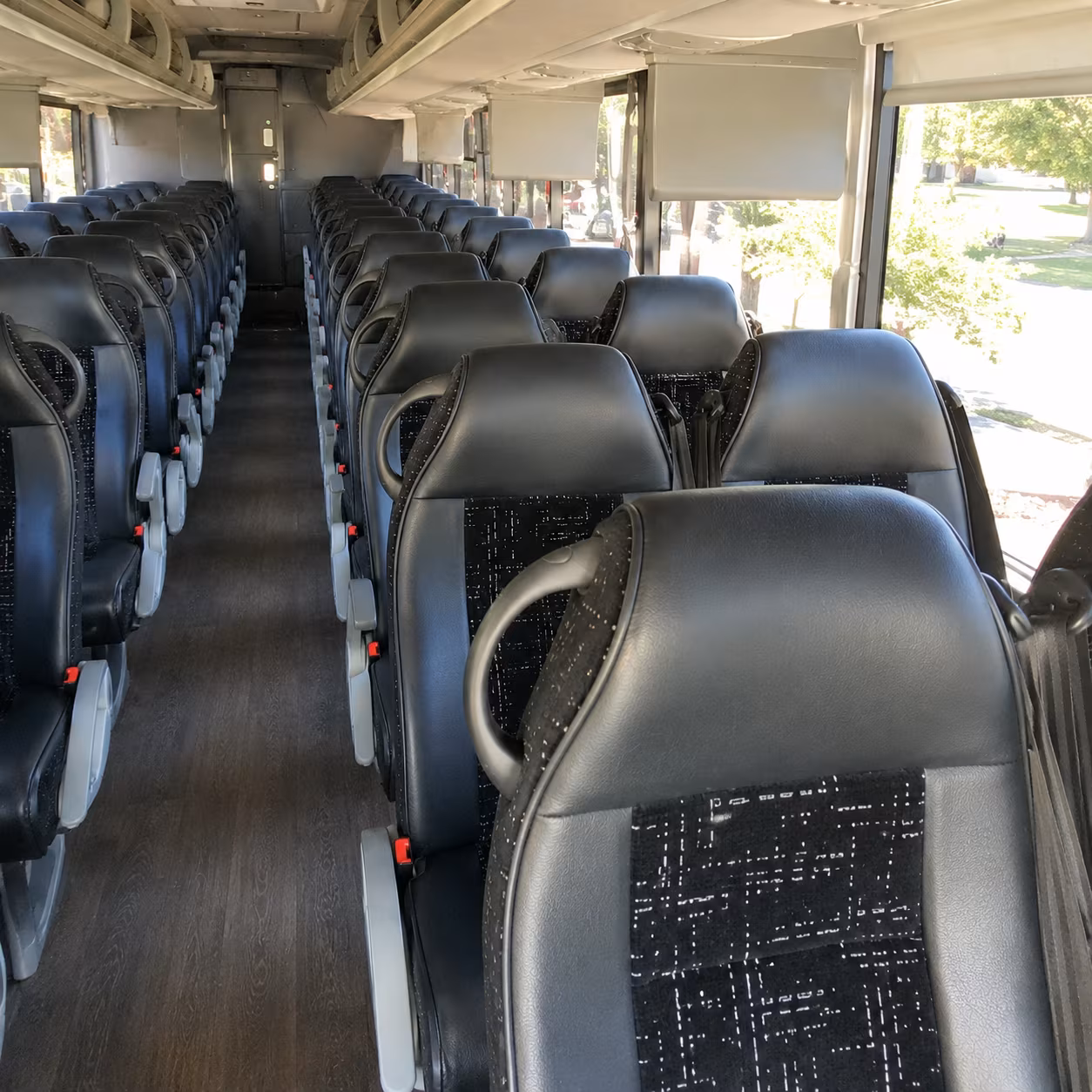 port arthur charter bus rental inside